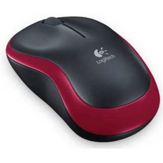 Logitech M185 USB Wireless Compact Mouse - Red