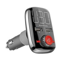 PROMATE Wireless In-Car FM Transmitter With Dual USB Charging