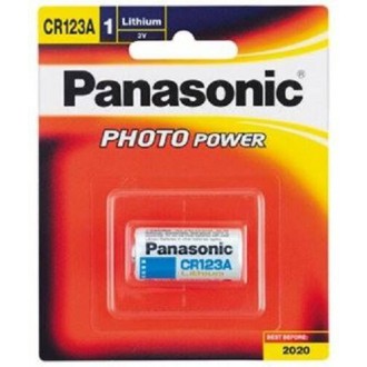 Panasonic CR-123A Photo Lithium 3V Camera Battery 1 Pack