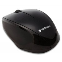 Verbatim Wireless Mouse Anywhere Optical Multi-Trac Blue LED - Black