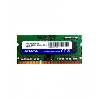 ADATA 4GB DDR3L-1600 PC3L-12800 1.35v SODIMM Lifetime wty