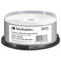 Verbatim BD-R 25GB 6X White Wide Printable 25 Pack on Spindle