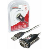 UNITEK 1.5m USB to Serial DB9 RS232 Cable. Windows 10 compatible.