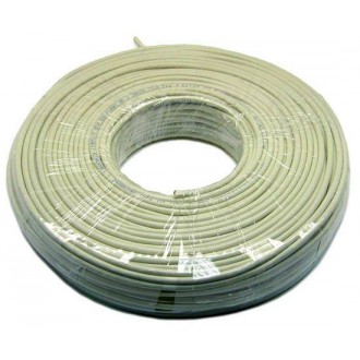 100M STRANDED Cat 6 Cable on a Roll Beige Colour,