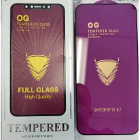 iPhone 13 Pro Max 6.7 OG Golden Armor High Quality 9H Tempered Glass Screen Prot