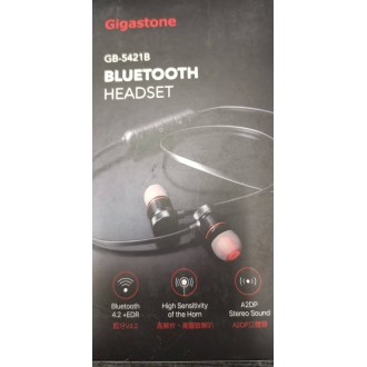 Gigastone GB-5421B Magnetic Sports Bluetooth Headphones-Black