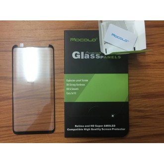 Glass Screen Protector - Samsung S8+, Covers Curves, Compatible with Most Cases