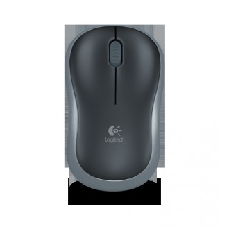 Logitech M185 USB Wireless Compact Mouse - Dark Grey