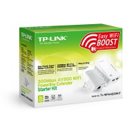 TP-Link WPA4220KIT AV600 Powerline Kit Ethernet Adapter+WiFi Adapter