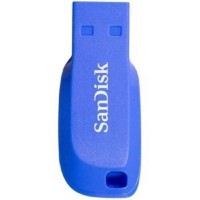SANDISK CRUZER BLADE USB FLASH DRIVE, CZ50 16GB, USB2.0, ELECTRIC BLUE, COMPACT