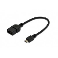 Digitus Micro USB 2.0 Type B (M) to USB Type A (F) OTG Adapter Cable